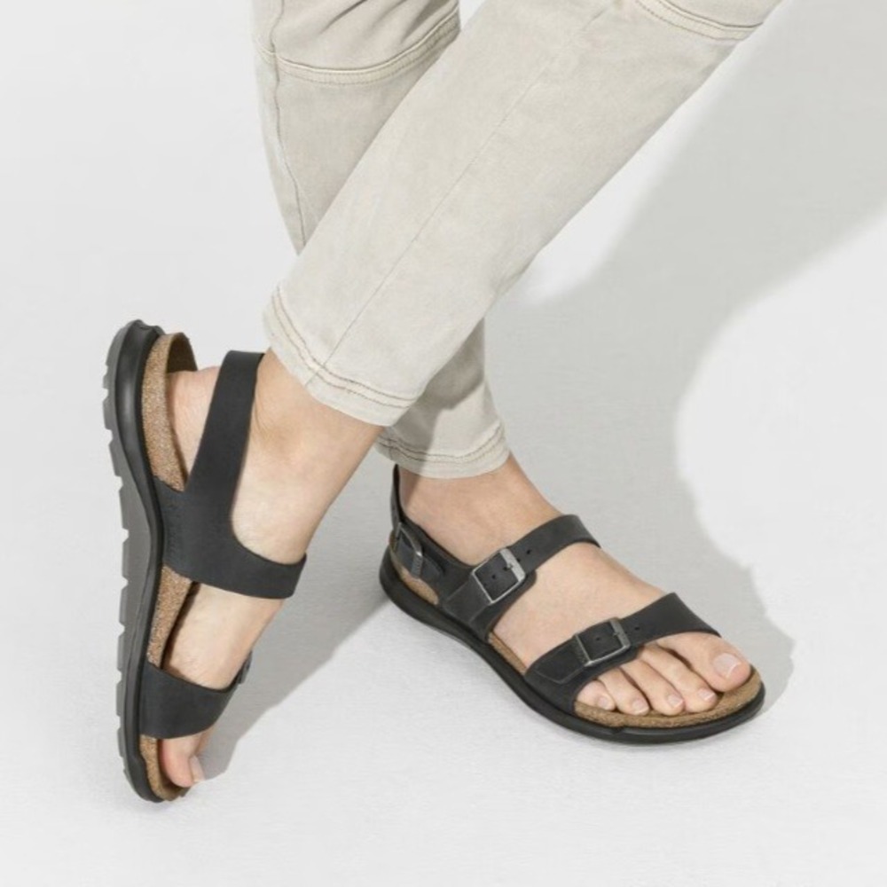 Birkenstock Sonora CT Slingback Oiled‎ Leather Black 41
